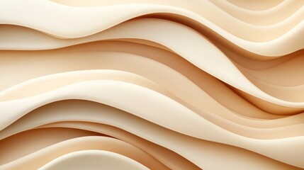 Wall Mural - Abstract design of flowing, pale tones.