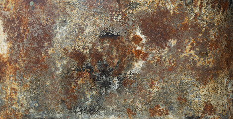 Poster - rusty metal surface texture background