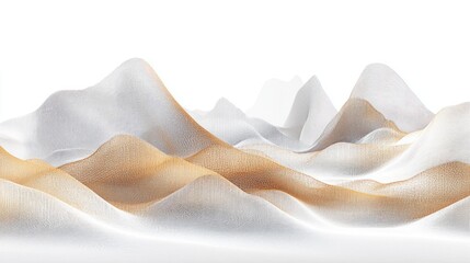 Wall Mural - Abstract landscape design with light and warm tones.