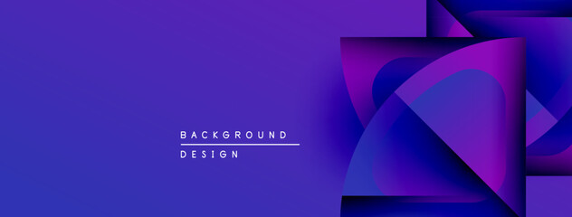 Aufkleber - Abstract gradient design. Purple hues dominate, creating modern visual impact. Text reads background design. Minimalist aesthetic.
