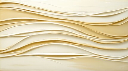 Wall Mural - Abstract art design with flowing, creamy tones.
