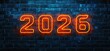 © Gandi - 2026 Neon Sign on Brick Wall: New Year's Eve Countdown