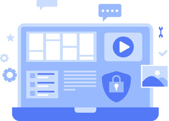 Web Development Illustration
