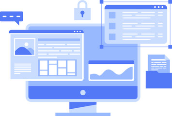 Web Development Illustration