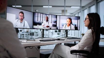 Poster - Doctor Telehealth Webinar Meeting