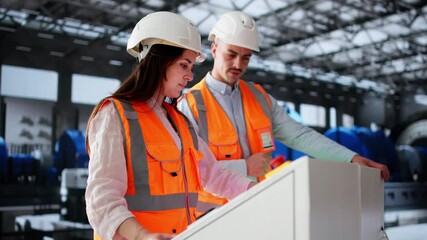Poster - New Engineer Worker Learning Power Plant
