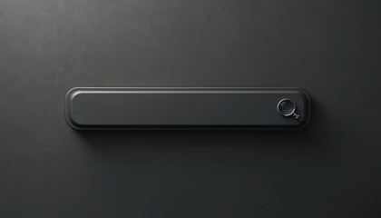 Aufkleber - Black search bar with empty space for text. Internet search engine design on website. Search button magnifier icon. Online browsing template interface. Navigation concept for web pages digital