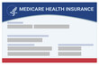 © Onidji - American health insurance card 'Medicare' in flat design style (cut out)