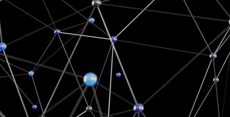 Aufkleber - High-quality stock photo of a network connection, ideal for technology, data, and global concepts.