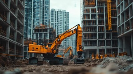 Poster - construction of buildings in the future with robotic technology