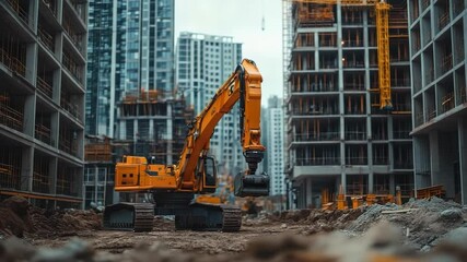Poster - construction of buildings in the future with robotic technology