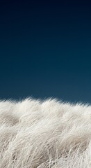Leinwandbilder - Abstract Digital Illustration of White Texture Against Blue Background