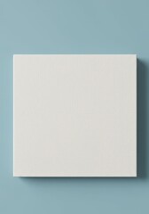 Leinwandbilder - Abstract Textured Square Against Blue Background A Photo Illustration