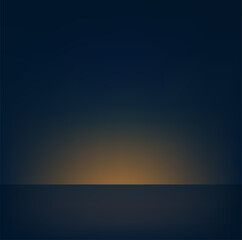 Wall Mural - Abstract blue and yellow gradient color dark modern background