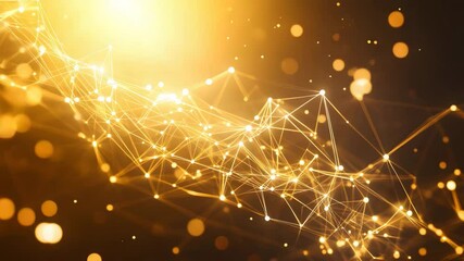 Poster - Bright yellow glowing light illuminating a dark space creating a warm and inviting atmosphere