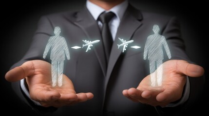 Poster - Smart entry and exit clarity tool icon concept to confirm trade decisions for successful financial transactions