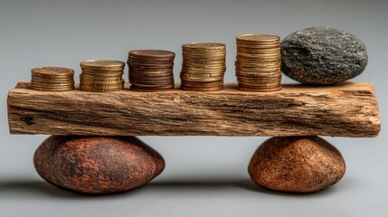 Aufkleber - Detailed icon of smart fiscal neutrality simulator for evaluating tax impact and economic stability in investments