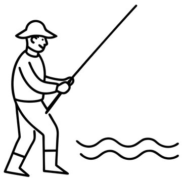 Fishing Dad  vector graphic perfect for shirts, mugs, cards & Father's Day gifts.