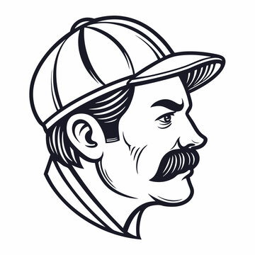 Mustache  vector graphic perfect for shirts, mugs, cards & Father's Day gifts.