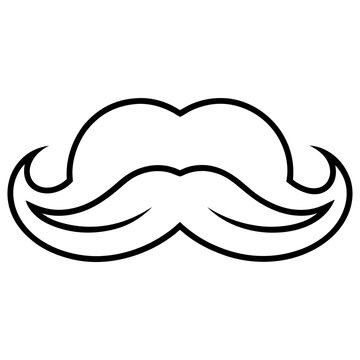 Mustache  vector graphic perfect for shirts, mugs, cards & Father's Day gifts.