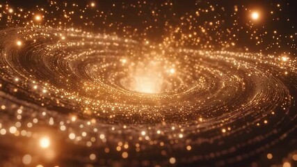 Poster - Mesmerizing spiral of light illuminating the darkness with vibrant colors and dynamic motion effects