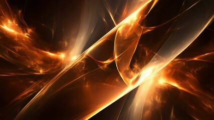 Fototapete - Vibrant orange and yellow abstract fire design with dynamic streaks of color and energy in motion