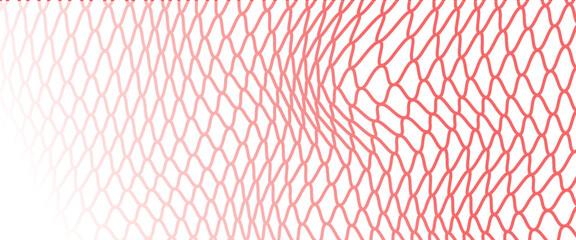 Mesh texture for fishing net. Seamless pattern for sportswear or football gates, volleyball net, basketball hoop, hockey, athletics. Abstract net background for sport. Vector
