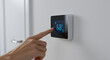 © Pixel Studio - Smart thermostat temperature control adjusting home automation hvac system energy efficiency setting comfort