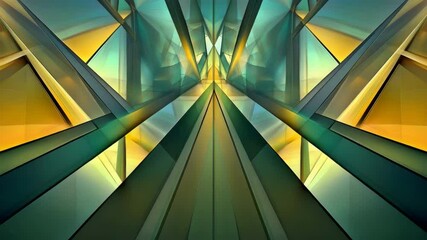 Fototapete - Vibrant colorful tunnel with multicolored patterns illuminating a unique passageway through darkness