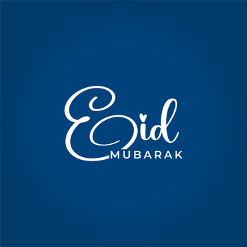 Eid Mubarak Typography Design