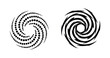 © Rena - Set design spiral circle illustration