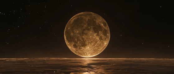 Wall Mural - moon in the night sky