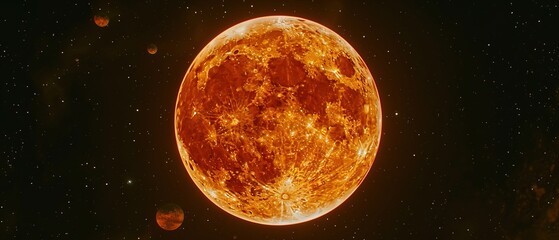 Wall Mural - sun and earth