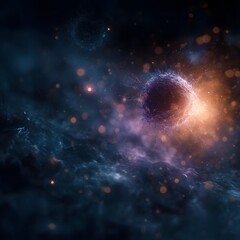 Wall Mural - cosmic explosion a captivating celestial phenomenon
