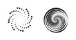 © Rena - Set design spiral circle illustration