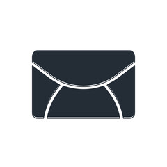 Poster - Black Mail and e-mail icon isolated on white background. Envelope symbol e-mail. Email message sign. Vector