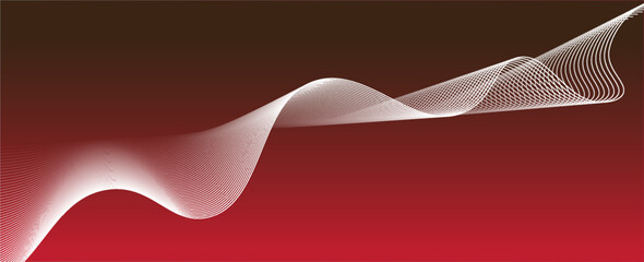 Poster - abstract background design modern red and white geometric elements vector illustration.