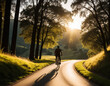 © crist.cort - Persona en bicicleta al atardecer