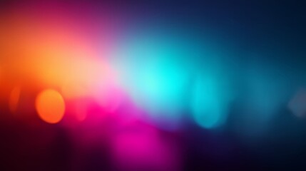 Aufkleber - Soft gradient blending magenta, blue, and orange hues in an abstract design.