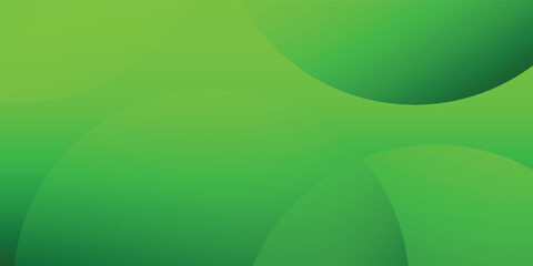 Wall Mural - green abstract background, circular overlaping. vector illustration