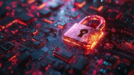 Poster - Cybersecurity, Digital Fortress, Data Protection, Network Security,  Encrypted Systems