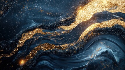 Poster - Cosmic exploration event outer space abstract art galaxy aerial view celestial wonders for artistic impressions