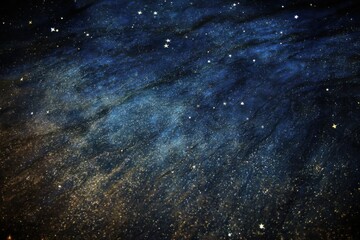Poster - Night Sky Glimmering Stars Twinkling Abstract View from Earth Galaxy Constellations Celestial Beauty Cosmic Backdrop