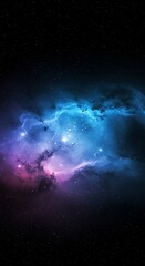 Wall Mural - Cosmic nebula space background galaxy stars universe astronomy outer space sky night starfield wallpaper