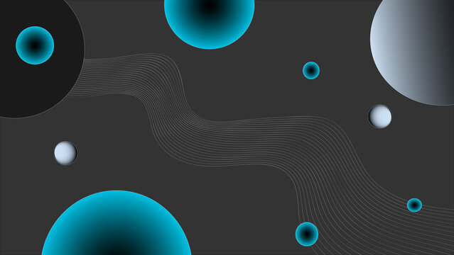 Minimalist vector luxury wavy background.