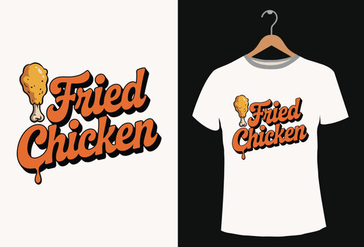 Fried Chicken Day T-shirt Design.
