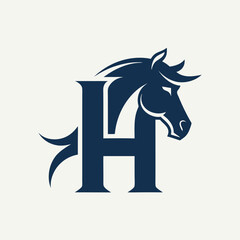 Aufkleber - Modern vector illustration of a horse's head showcasing sleek design suitable for logo, branding, or clipart applications in various creative projects