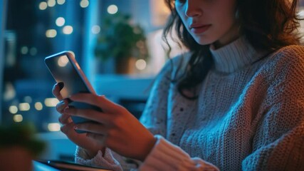 Aufkleber - A person checking their mobile device