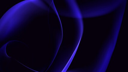 Wall Mural - deep blue abstract modern orb background loop