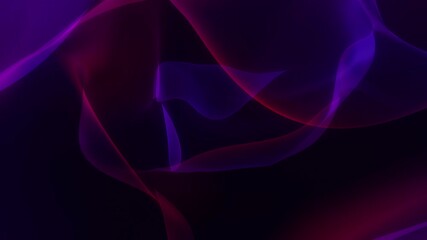 Wall Mural - deep magenta and blue abstract modern orb background loop